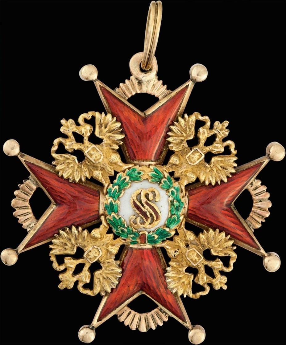 Знак ордена Святого Станислава 2-й степени  ИО.jpg