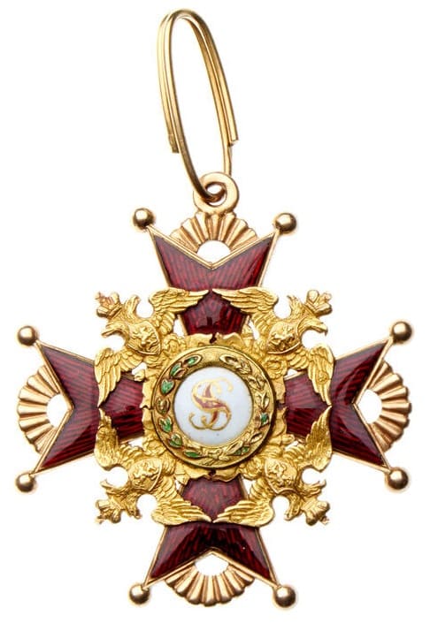 Знак ордена Святого Станислава 2-й степени Кейбель и Каммерер.jpg