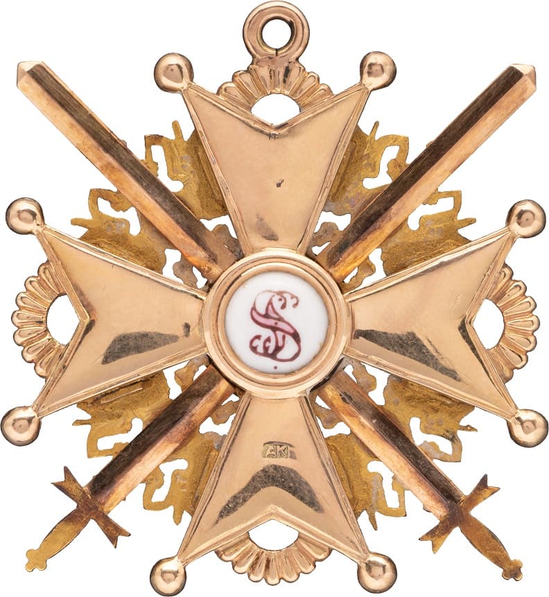 Знак ордена Святого  Станислава 2-й степени с мечами АК.jpg