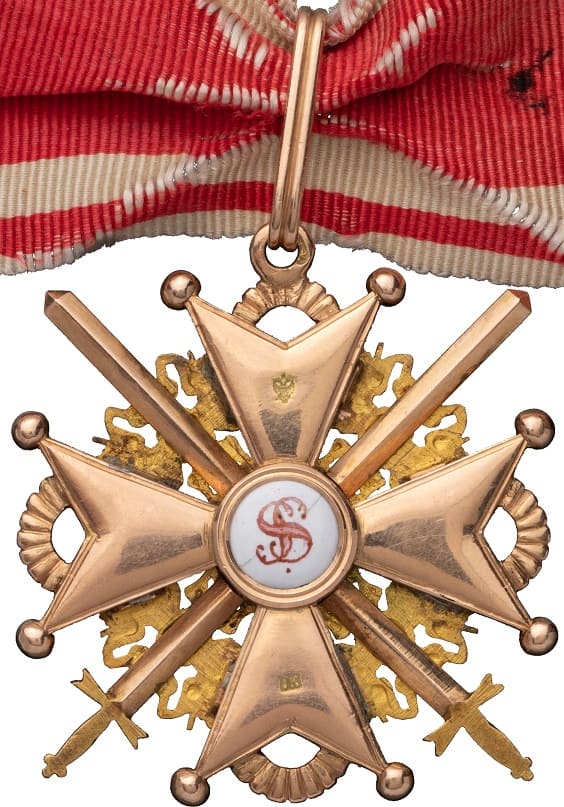 Знак ордена Святого Станислава 2-й степени с  мечами IK.jpg