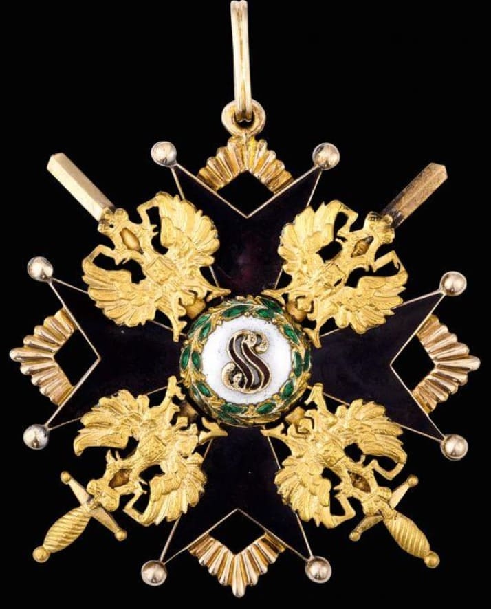 Знак ордена Святого Станислава 2-й степени с мечами.jpg