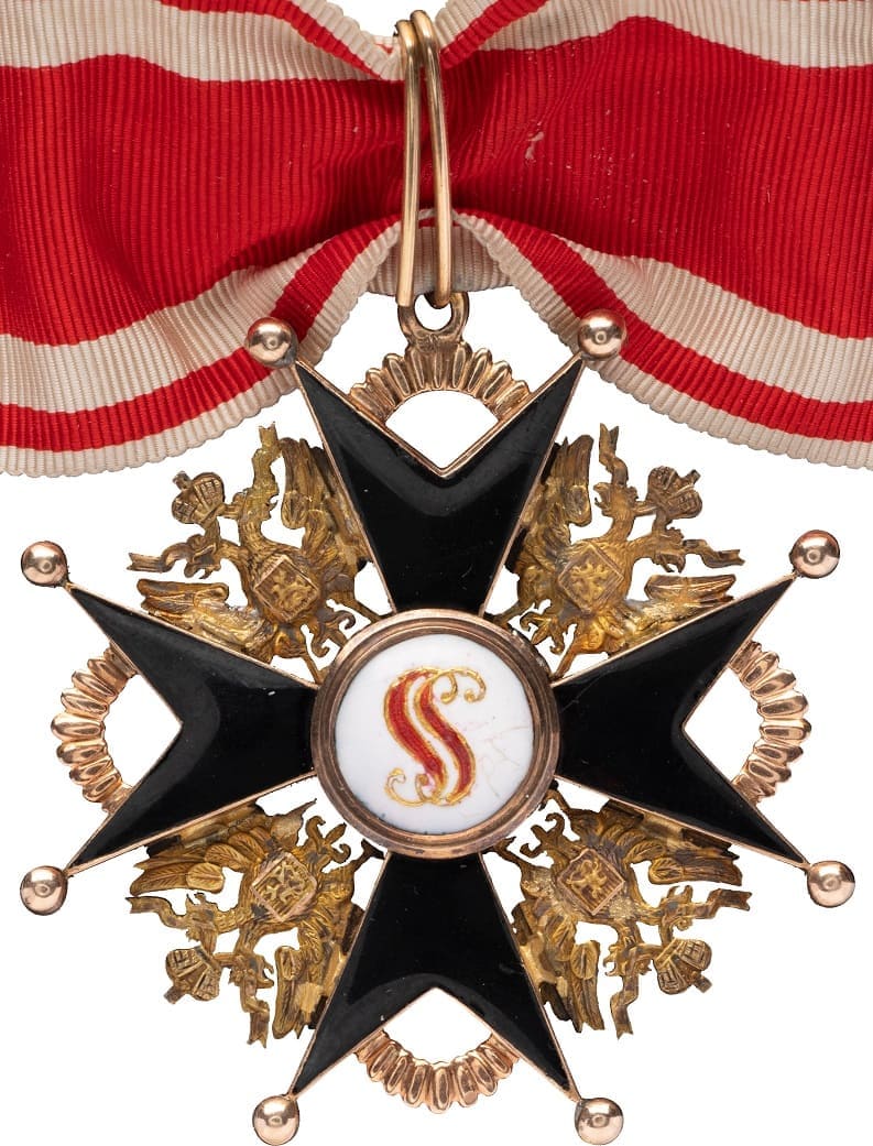 Знак ордена  Святого Станислава 2-й степени темной эмали пк.jpg
