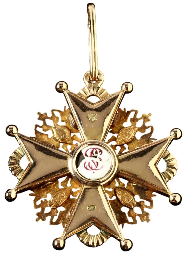 Знак ордена Святого  Станислава 2-й степени WK.jpg