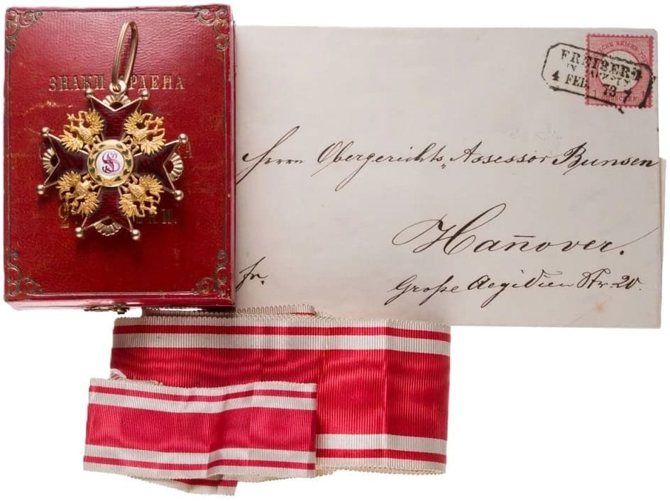 Знак ордена  Святого Станислава 2-й степени WK.jpg