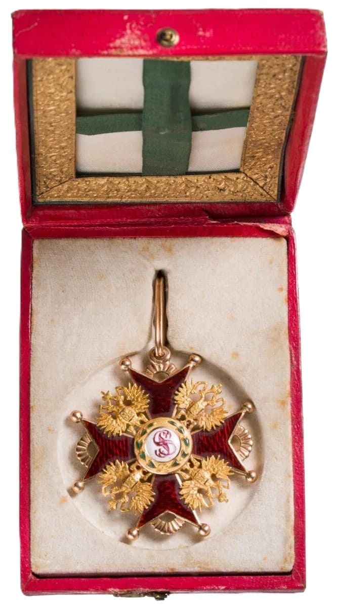 Знак ордена Святого Станислава  2-й степени WK.jpg