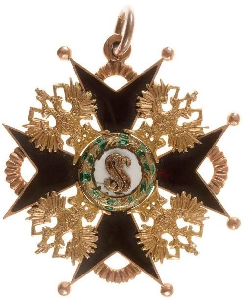 Знак ордена Святого  Станислава 3-й степени AW.jpg