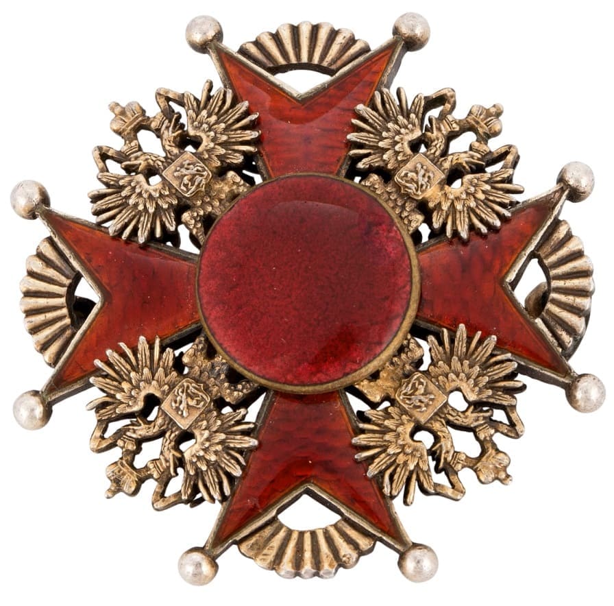 Знак ордена Святого  Станислава 3-й степени Франция.jpg