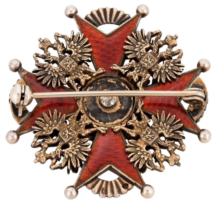 Знак ордена Святого Станислава 3-й степени Франция.jpg