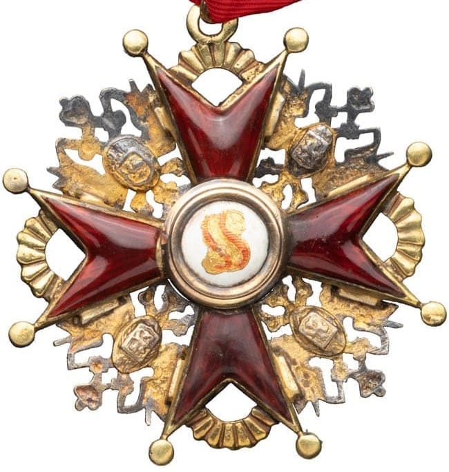 Знак ордена  Святого Станислава 3-й степени.jpg