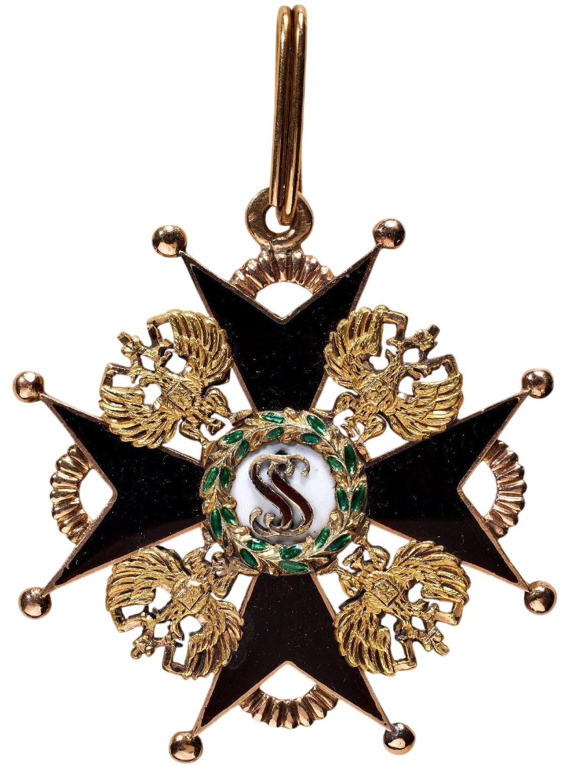 Знак ордена Святого  Станислава 3-й степени   Мастерская Августа Вендта.jpg
