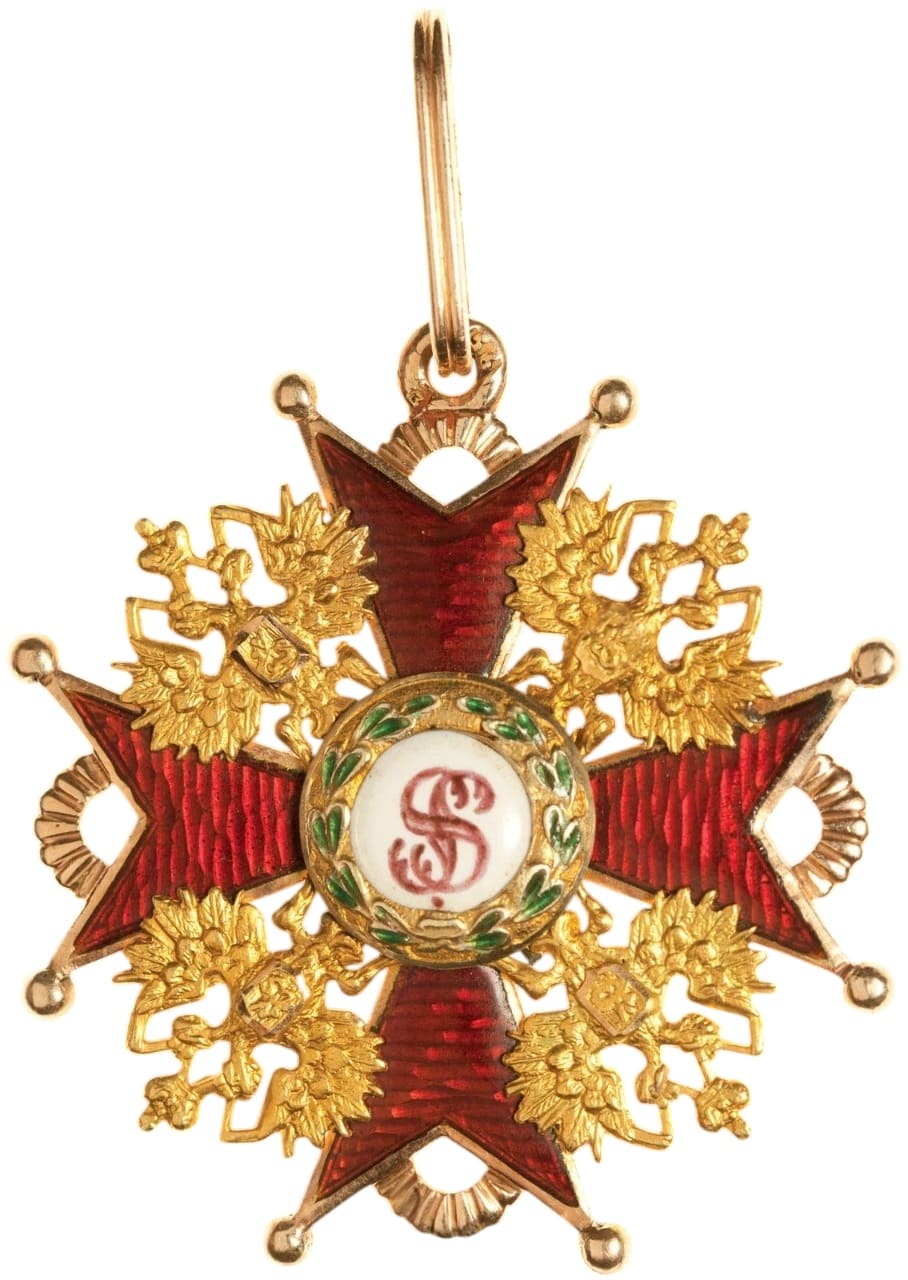 Знак ордена Святого Станислава 3-й степени WK.jpg