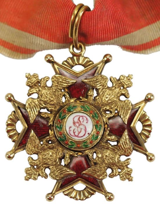 Знак ордена Святого Станислава 4-й степени Франция.jpeg