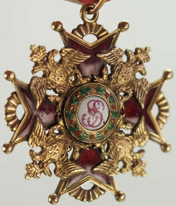 Знак  ордена Святого Станислава 4-й степени Франция.jpg