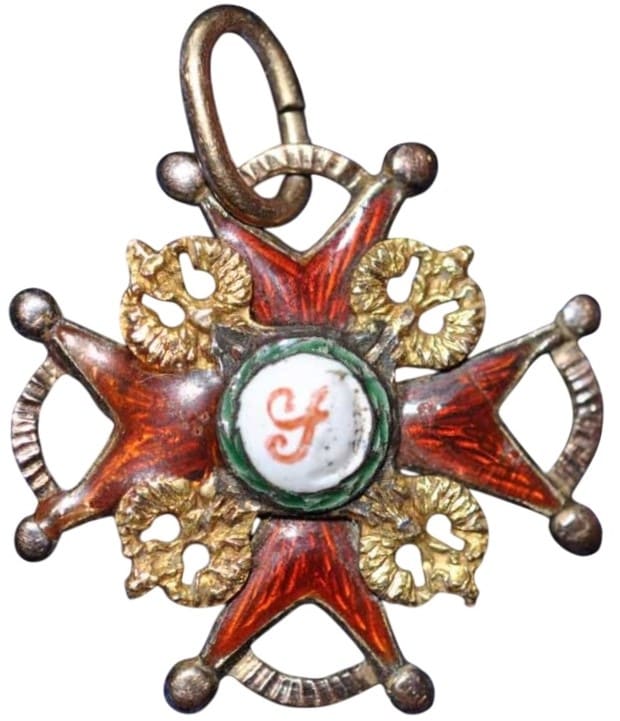 Знак ордена Святого   Станислава  фрачный мастерской Брылова.jpg