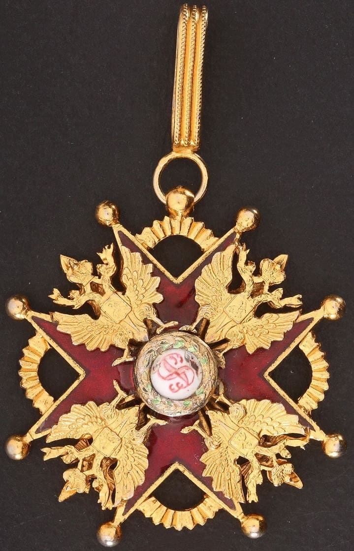 Знак ордена Святого Станислава II степени Франция.jpg