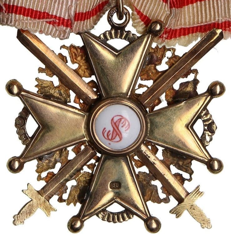 Знак ордена Святого   Станислава III степени Дмитрий Осипов.jpg