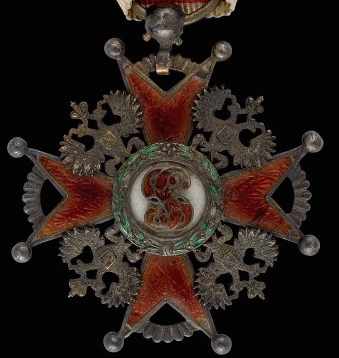 Знак ордена Святого Станислава  III степени Франция.jpg