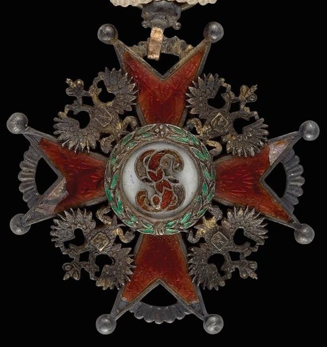 Знак ордена Святого Станислава III степени Франция.jpg