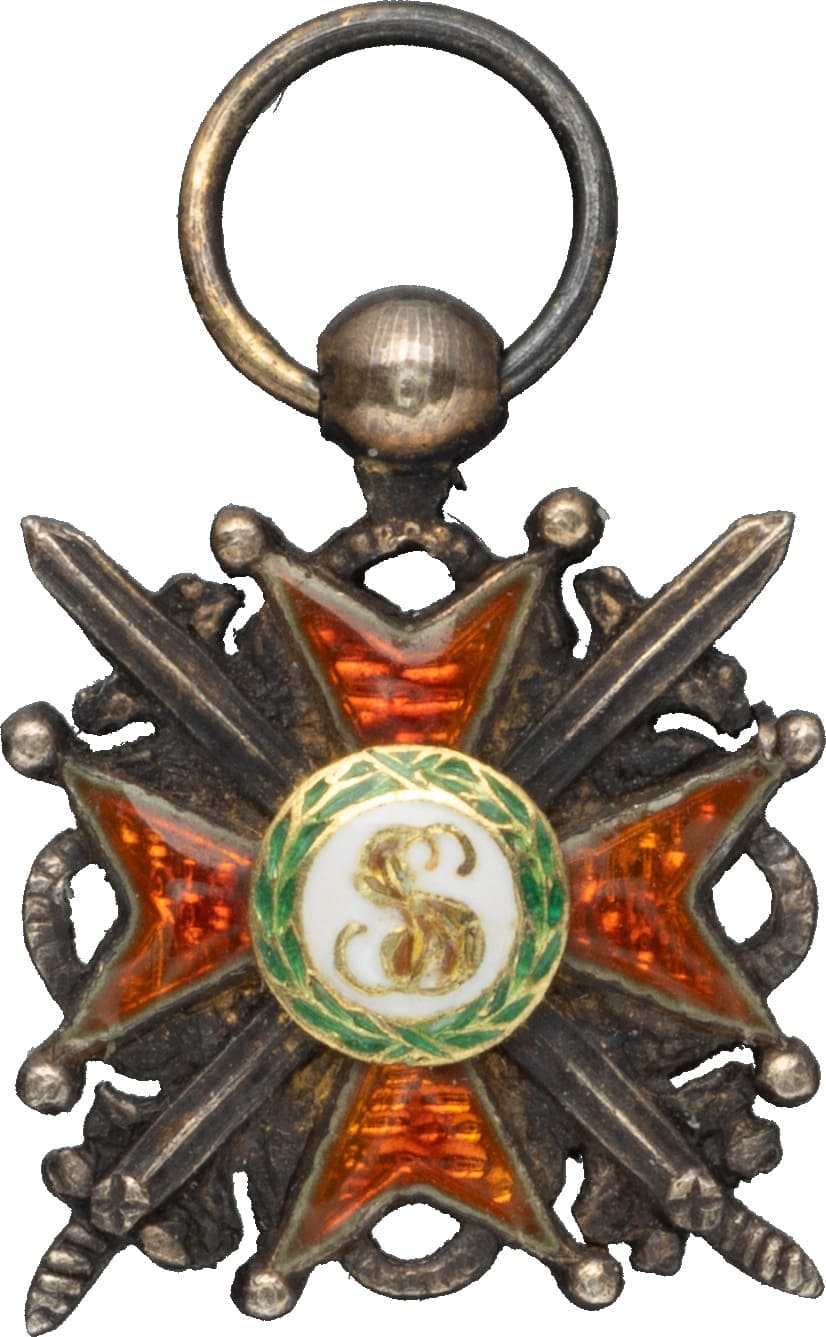 Знак ордена Святого Станислава с мечами фрачный.jpg