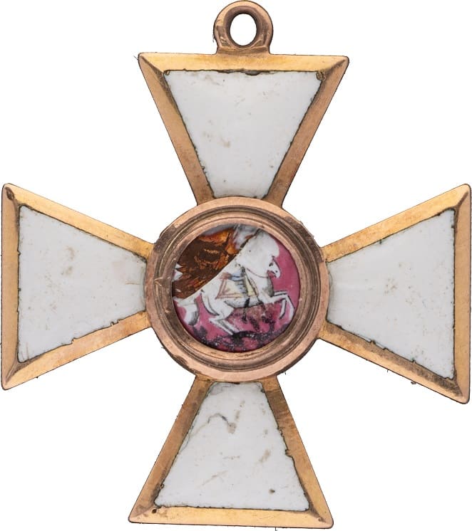 Знак ордена  Святого Великомученика и Победоносца Георгия 4-й степени..jpg