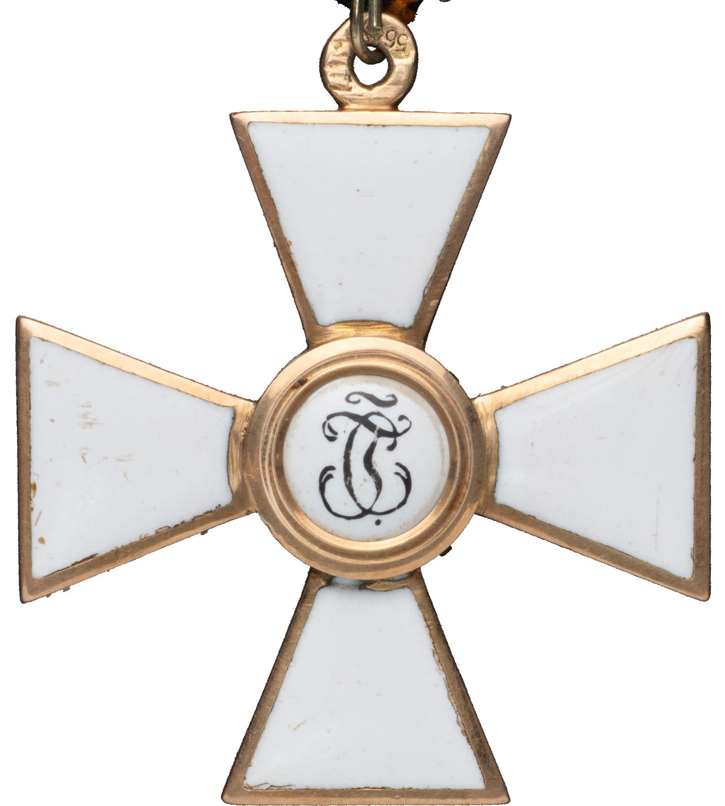 Знак ордена Святого Великомученика и Победоносца Георгия 4-й степени  мастерской Альберта Кейбеля.jpg