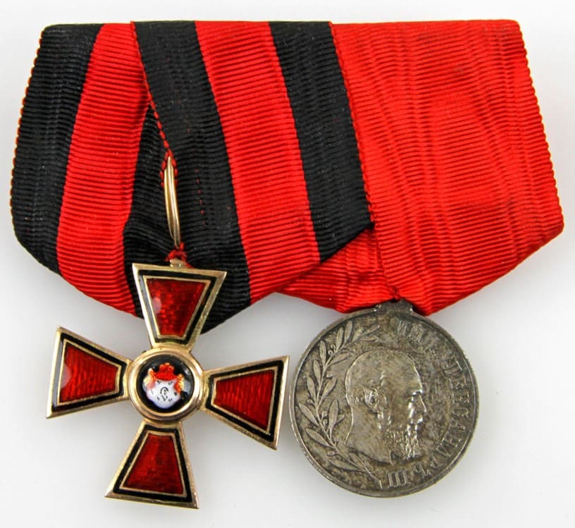 Знак ордена Святого Владимира 4-й степени Альберта Кейбеля.jpg