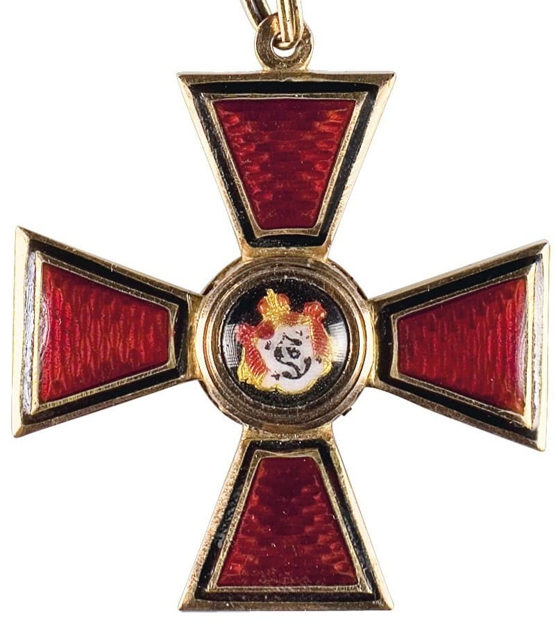 Знак ордена  Святого Владимира 4-й степени клеймо ВД.jpeg
