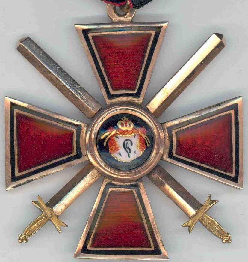Знак ордена Святого Владимира 4-й степени с мечами IK.jpg