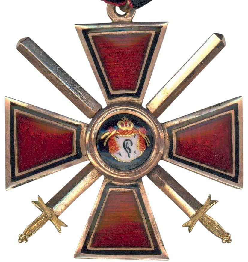 Знак ордена Святого Владимира 4-й степени с мечами IK.jpg