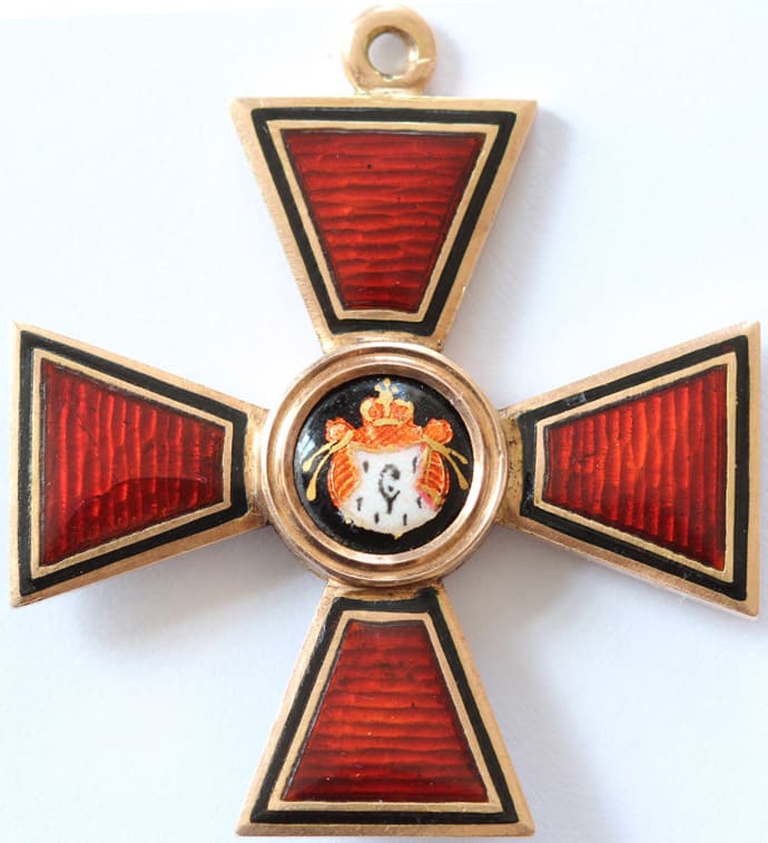 Знак Ордена Святого Владимира 4 степени, IK.jpg
