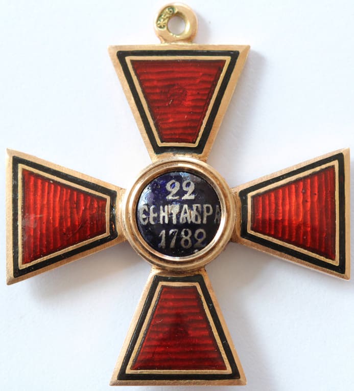 Знак Ордена  Святого Владимира 4 степени, IK.jpg