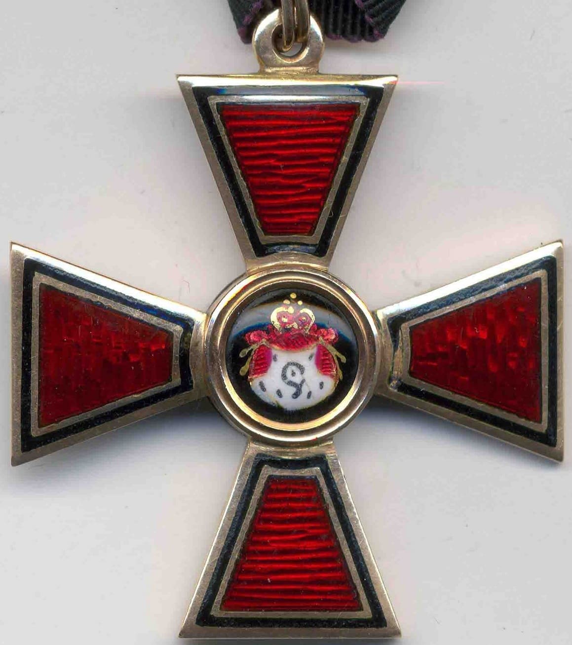 Знак Ордена  Святого  Владимира 4 степени мастерской Юлиуса Кейбеля.jpg