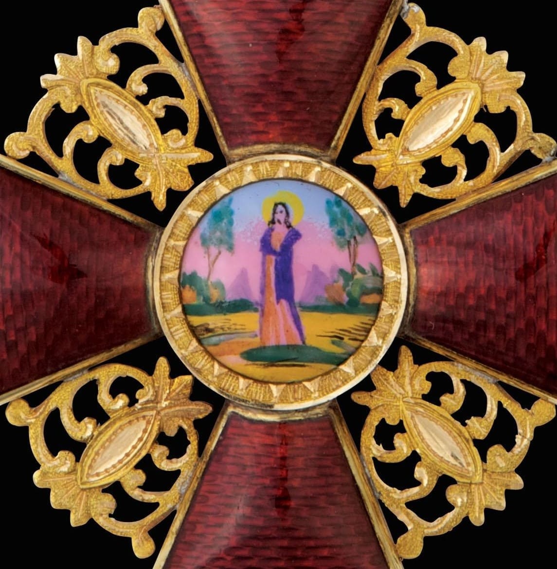 Знак  ордена Святой Анны 1-й степени ДК.jpg