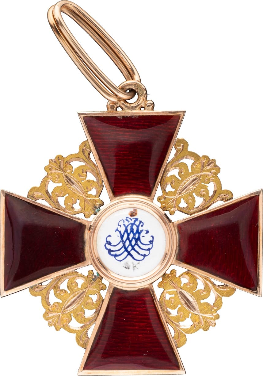 Знак ордена Святой Анны 1-й степени IK  1867.jpg
