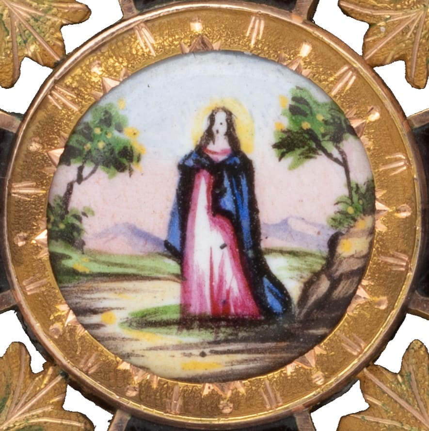 Знак  ордена Святой Анны 1-й степени темной эмали.jpg