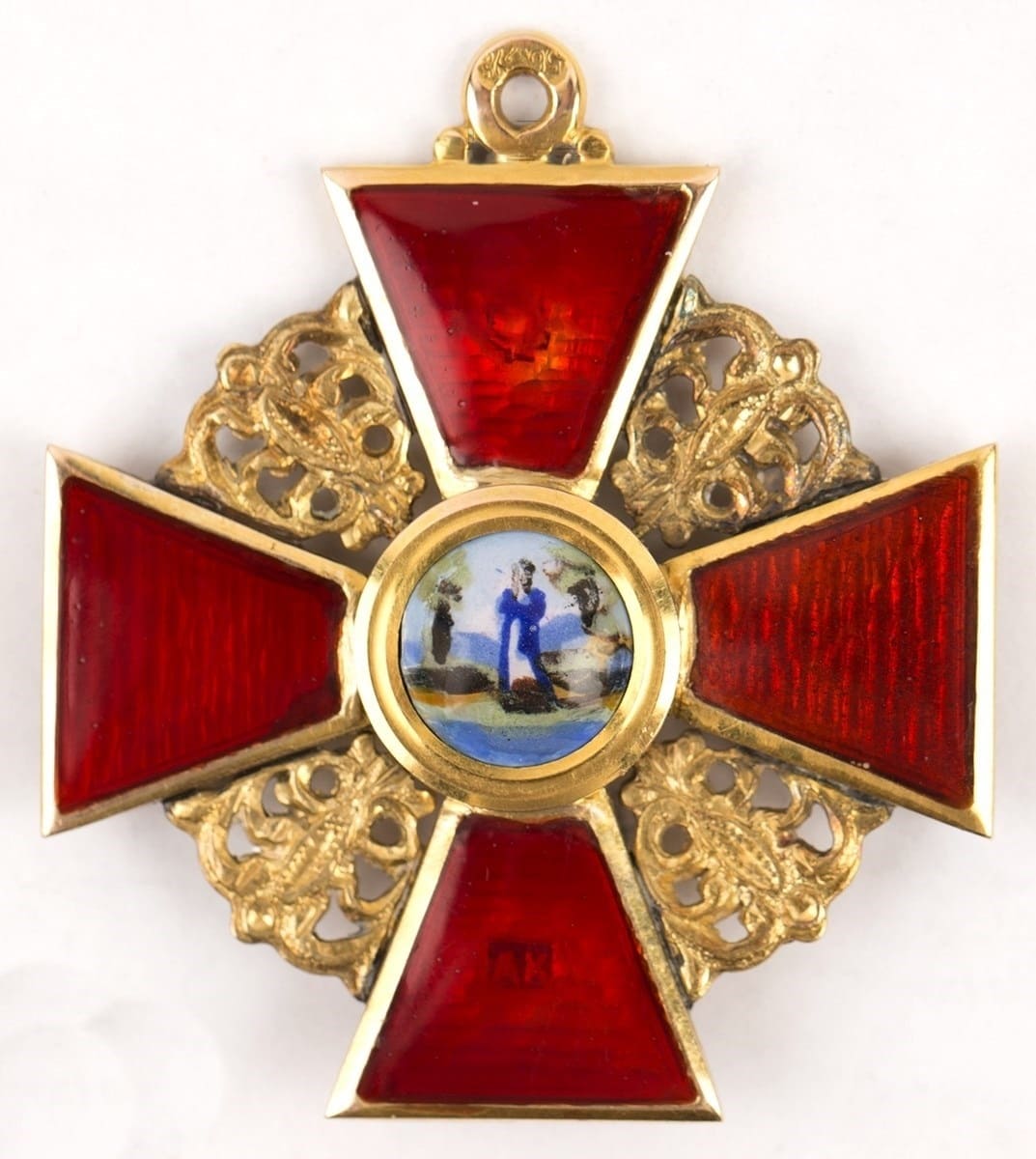 Знак ордена Святой Анны 3-й степени мастерская Альберта Кейбеля.jpg