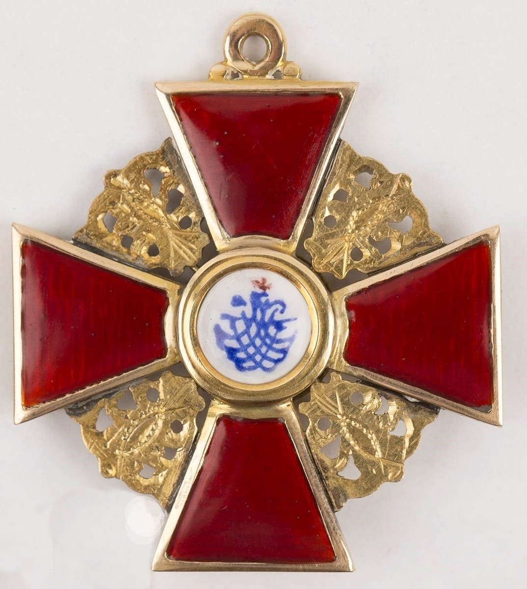 Знак ордена Святой Анны 3-й степени  мастерская Альберта Кейбеля.jpg