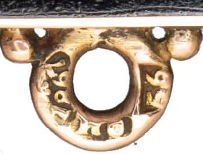 Знак ордена Святой Анны 3-й степени темной эмали мастерская  И.В.Осипова.jpg