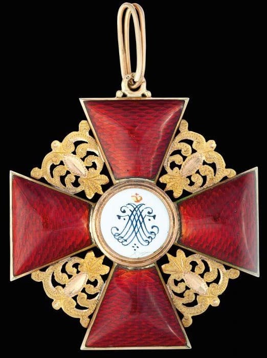 Знак ордена  Святой Анны I степени.jpg
