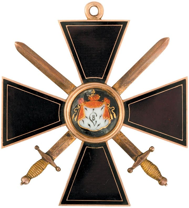 Знак ордена Владимира 1-й степени с мечами Мастерская Фредерика Бьорка.jpg